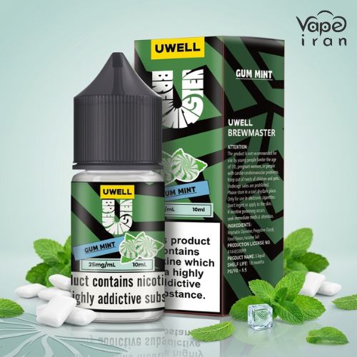 سالت نیکوتین آدامس نعنا یوول Uwell Gum Mint 10ml