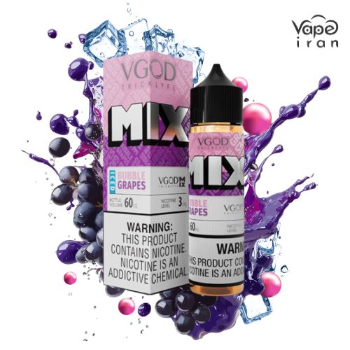 جویس آدامس بادکنکی انگور و یخ ویگاد VGOD Iced Bubble Grapes