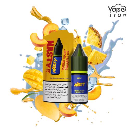 سالت هلو، انبه و آناناس نستی Nasty LIQ Mango Peach Pineapple Ice 10ml