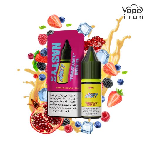 سالت انار، میکس بری و یخ نستی Nasty LIQ Pomegranate Berry Ice 10ml